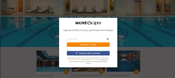 Web personalization solution by Secret Escapes’ | Netcore cloud
