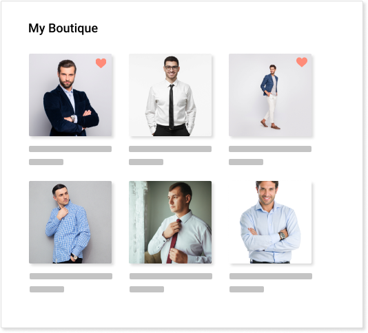 5 personalized boutique page
