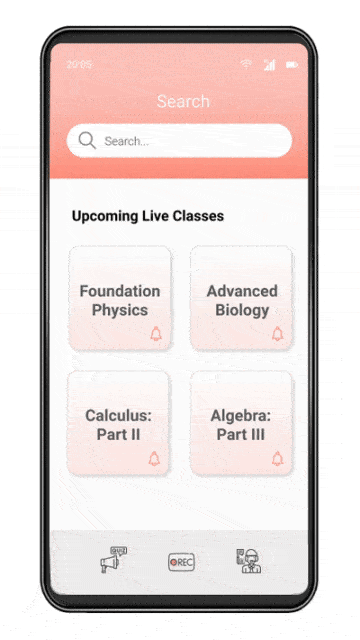 The contextual nudges and walkthroughs used in an app to prompt users to sign up to access courses