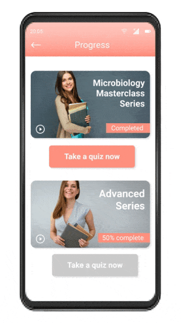 The ed-tech app that nudges the users to take the quiz once the module is completed