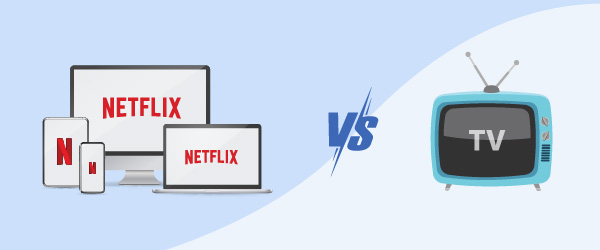 OTT apps like Netflix which brought the mobile content streaming revolution, competing the television industry in India