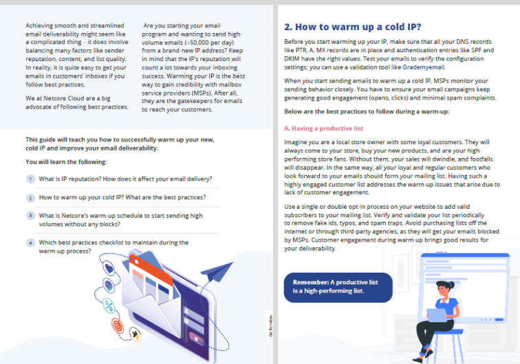 Scale up with better deliverability, an email IP warm up guide 1-1