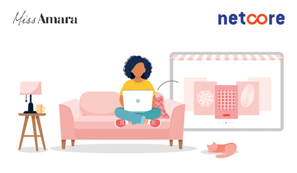 Feature image Leading APAC e-tailer Miss Amara partners with Netcore Cloud to scale revenue through website personalization