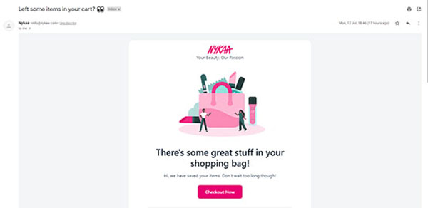 Make your customers come back with personalized cart abandonment emails