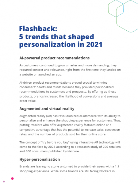 E-Commerce personalization trends 2022