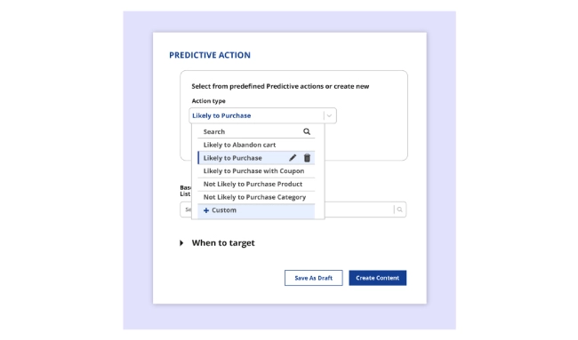 Predictive segments powered by AI and ML