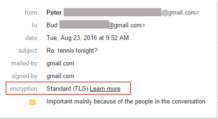 Email With TLS Encryption