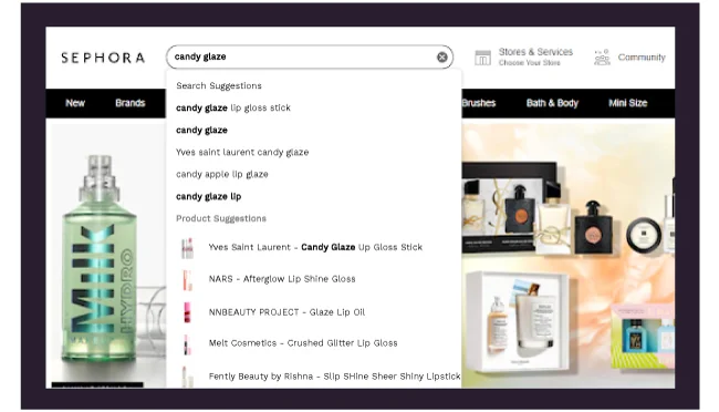 personalized search experience