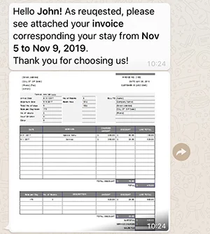 Whatsapp-for-travel-and-hospitality-invoices