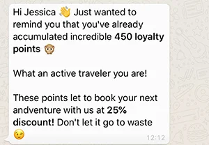 Whatsapp-for-travel-industry-loyalty-programs