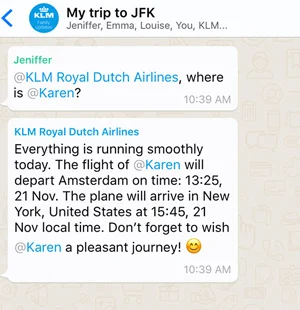 Whatsapp-klm-family-group