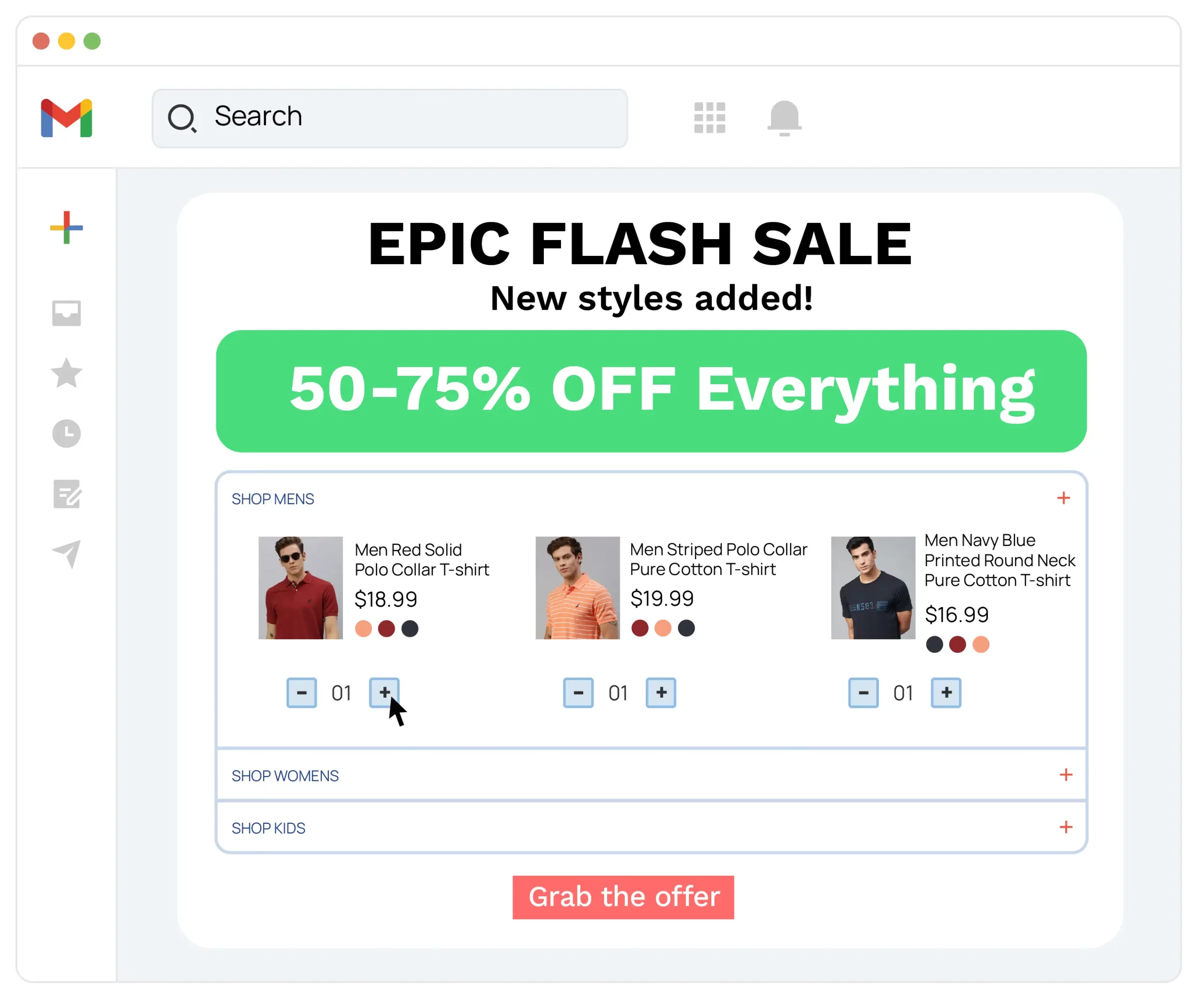 Inbox Commerce Flash Sales and Discounts