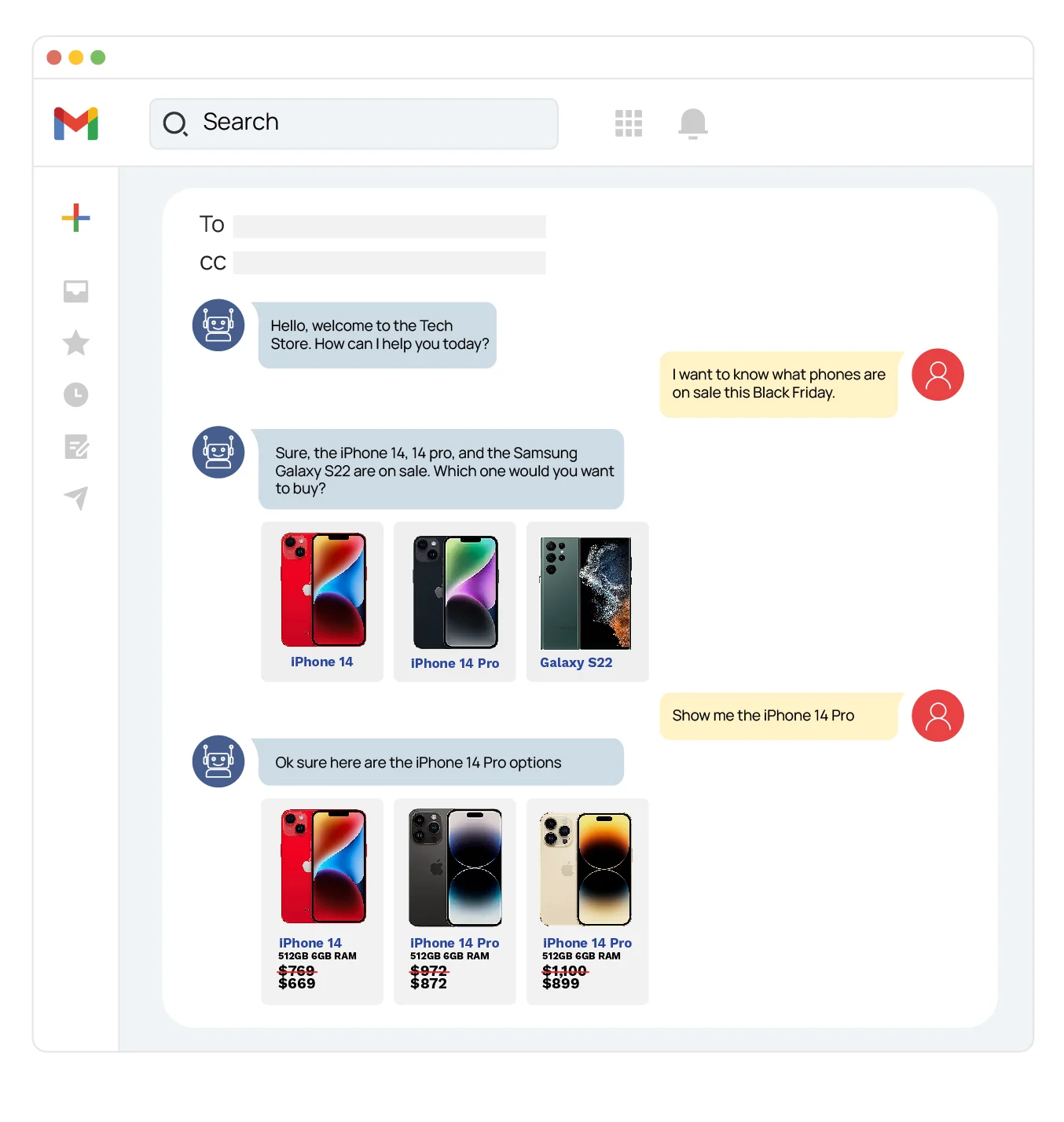 Inbox Commerce Chatbots