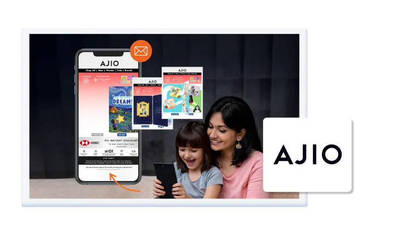 AJIO Boosts Transactions by 25% with AMP-Powered Flipbook Email Campaign