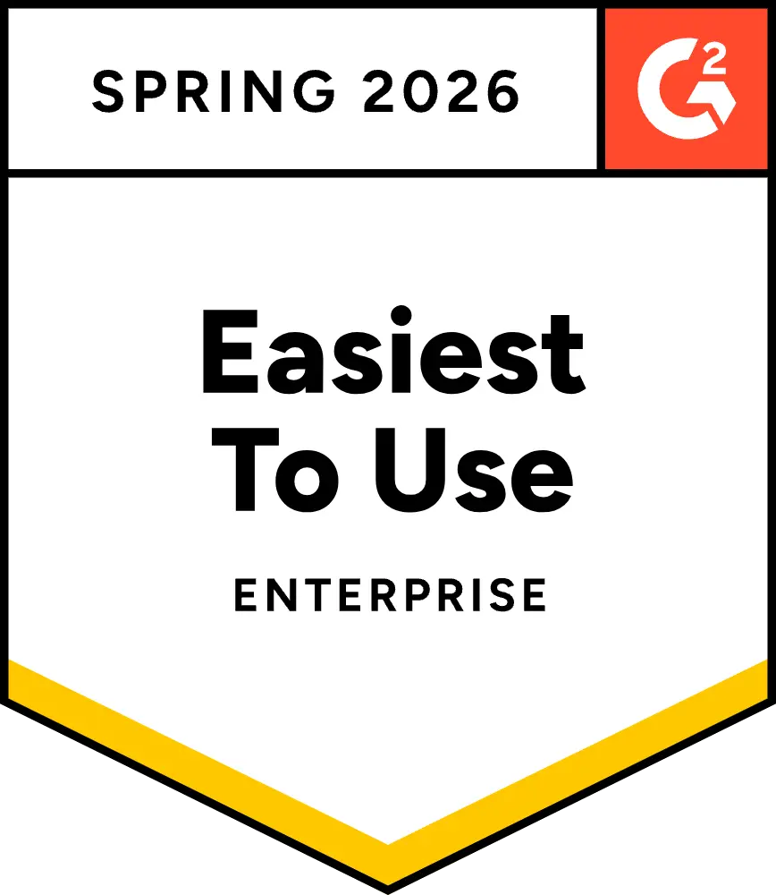 G2 Spring 2026 Easiest To Use Enterprise