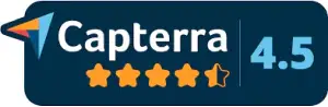 Capterra 4.5 Stars