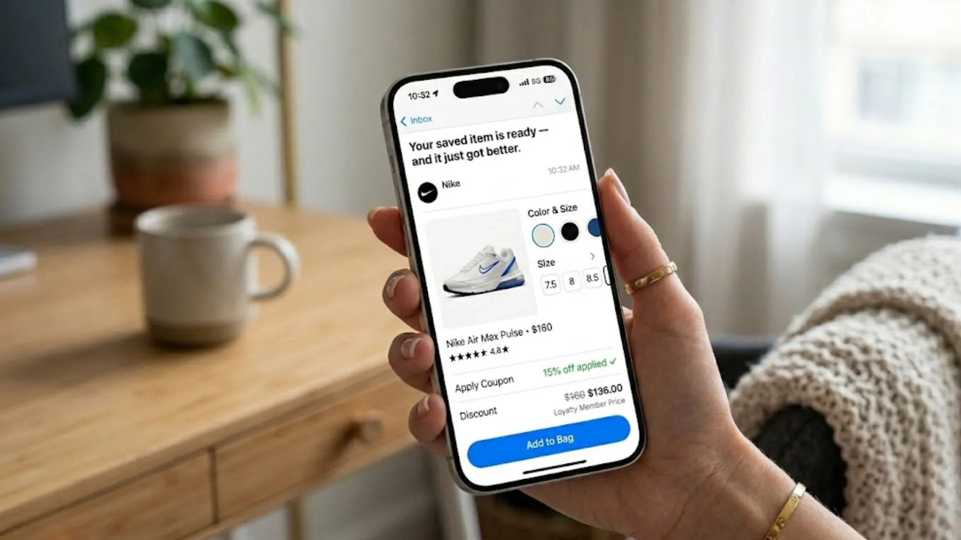 Shoppable Email Experience a la Netcore